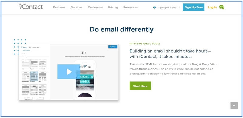 iContact Best Email Marketing Software services