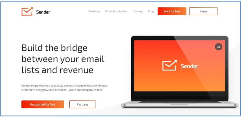 Sender Best Email Marketing Software services