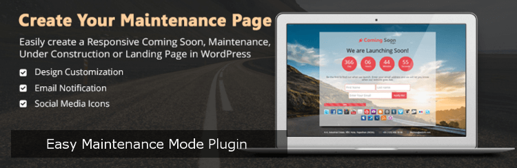 Easy Maintenance Mode Plugin image