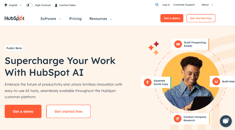 hubspot Free AI Tools for Digital Marketing