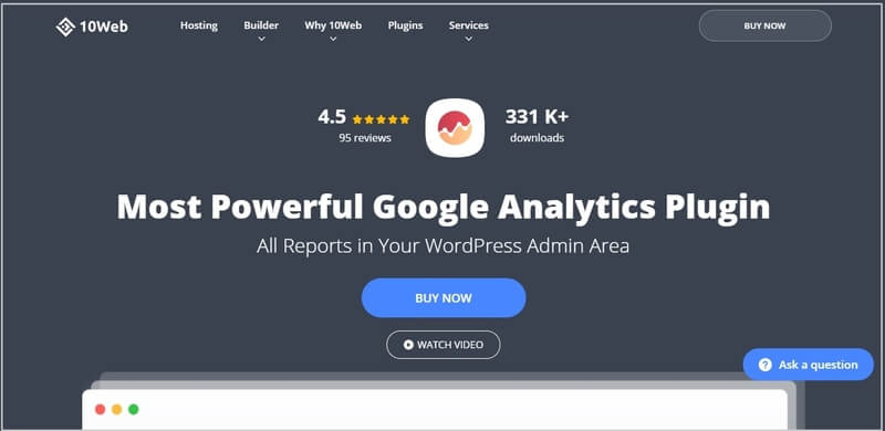google-analytics-10web Best Google Analytics Plugins