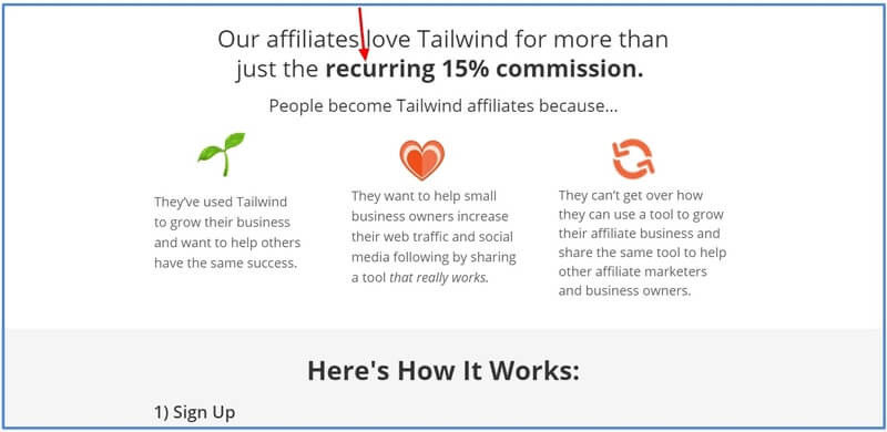 Tailwind best recurring affiliate programs
