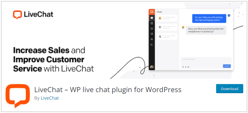 livechat Best Free WooCommerce Plugins For More Sales