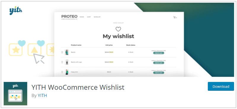yith-woocommerce-wishlist Best Free WooCommerce Plugins For More Sales