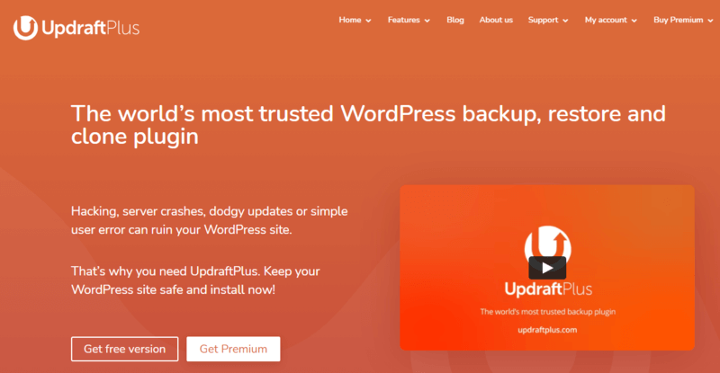 updraftplus Powerful WordPress Backup Plugins