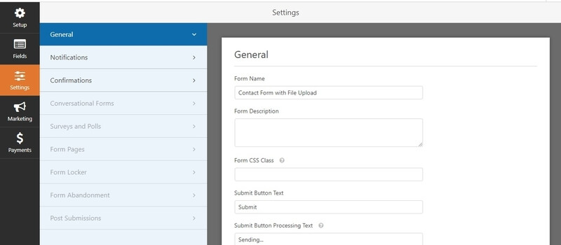 wpforms-general-form-settings Connect WordPress Website Leads And Salesforce