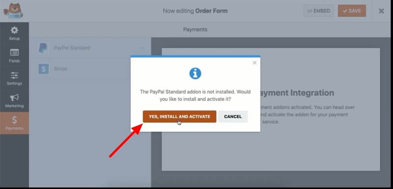 wpforms-payment-click-install-activate-paypal-addon