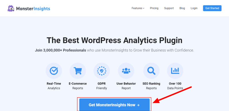 monsterinsights-homepage How to Display Popular Posts on Your WordPress Website