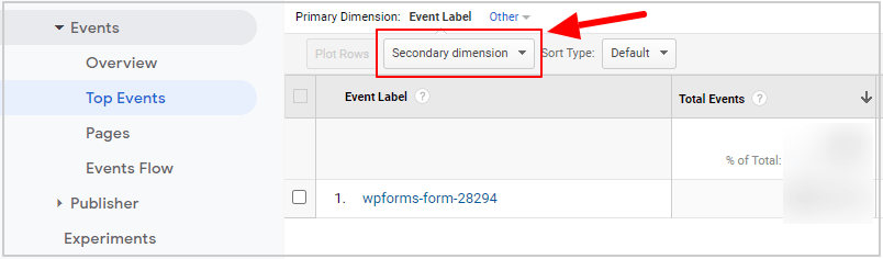 google-analytics-check-top-events-event-label-wpforms
