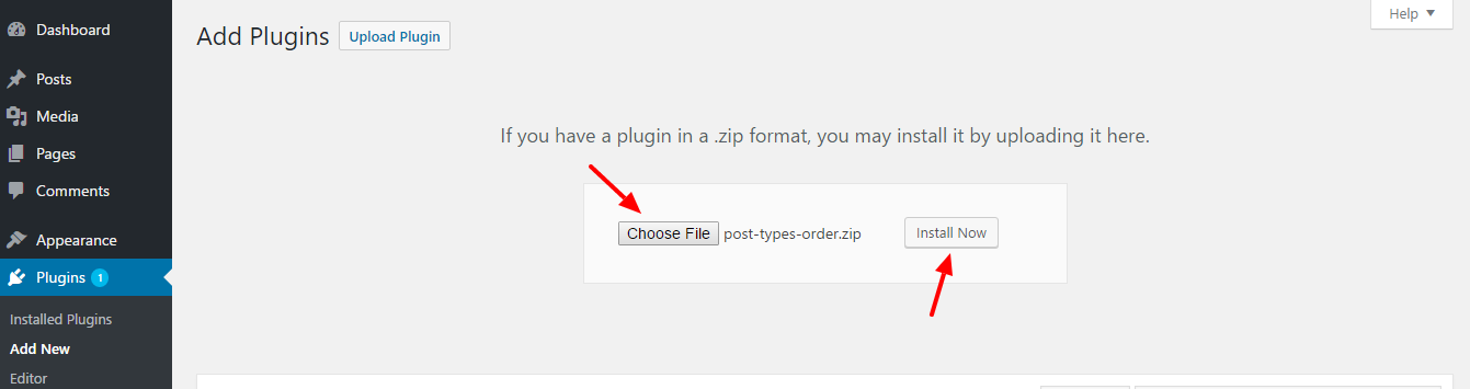 How to install WordPress plugin on the WordPress dashboard