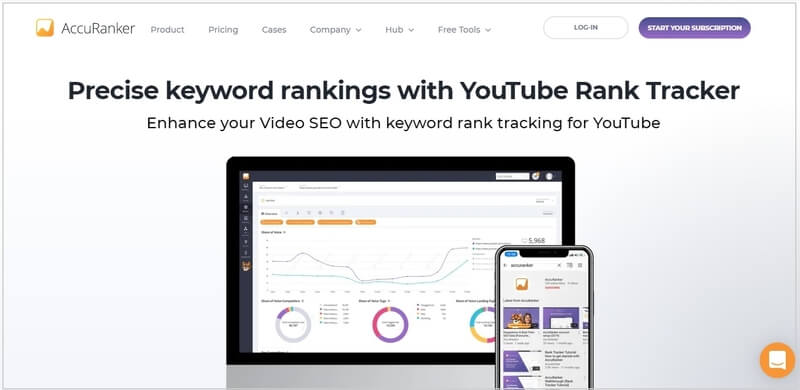 accuranker YouTube seo tools