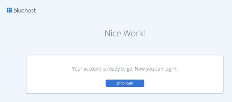 create-new-password-saved How to Start a Blog on Bluehost