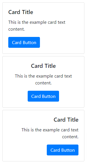 Card Text Alignment in Bootstrap 4 cards