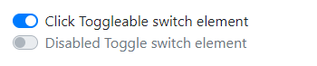 Custom Toggle Switch Element