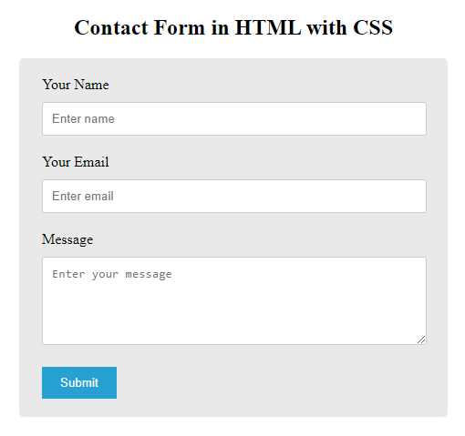 contact-form-in-html-with-css