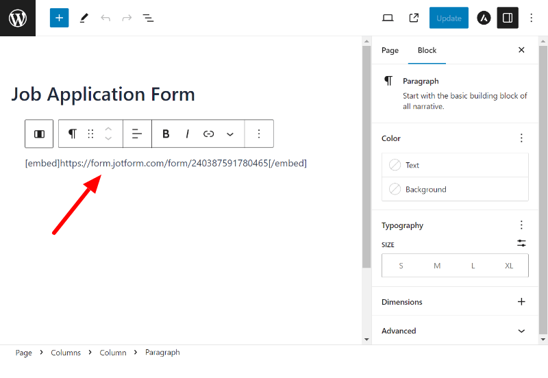 Create Job Application Form In Wordpress Without Plugin 0897