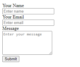 contact-form-in-html