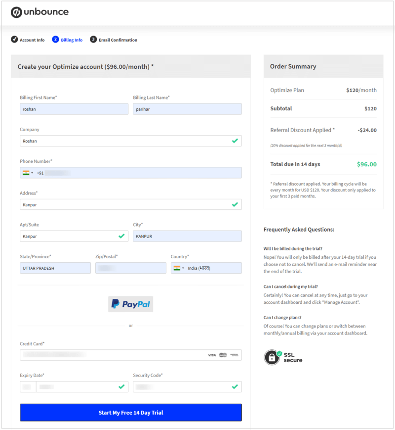 enter-billing-info Unbounce Free Trial