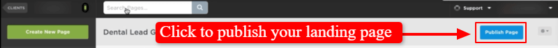 landing-page-settings-click-publish How to Create Landing Page in Unbounce that Converts