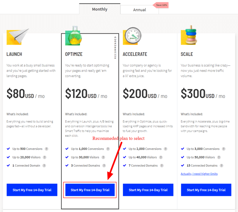 unbounce-pricing How to Create Landing Page in Unbounce that Converts