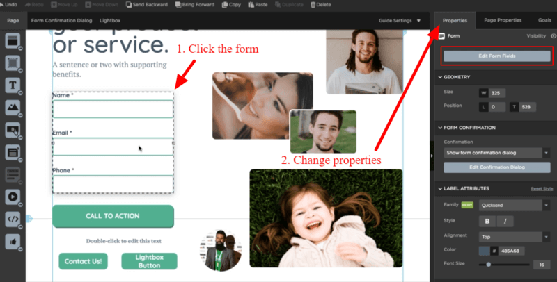 selected-template-edit-form How to Create Landing Page in Unbounce that Converts