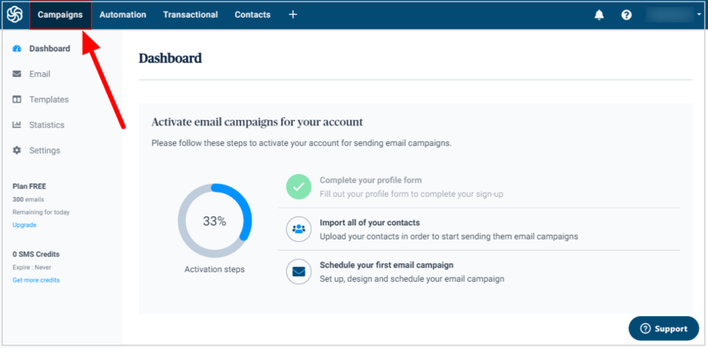 sendinblue-email-campaign-click-campaign Email Marketing tutorial