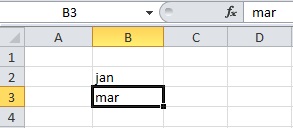Autofill months Display Months With Increasing By Two