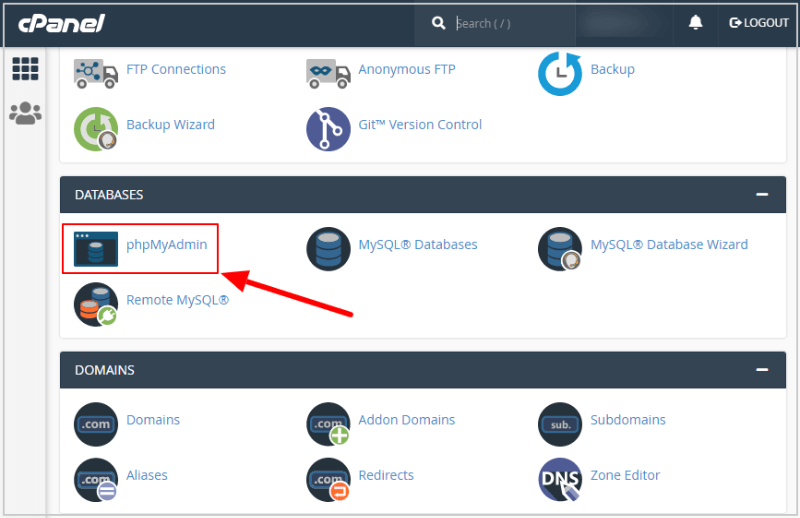 cpanel-phpmyadmin