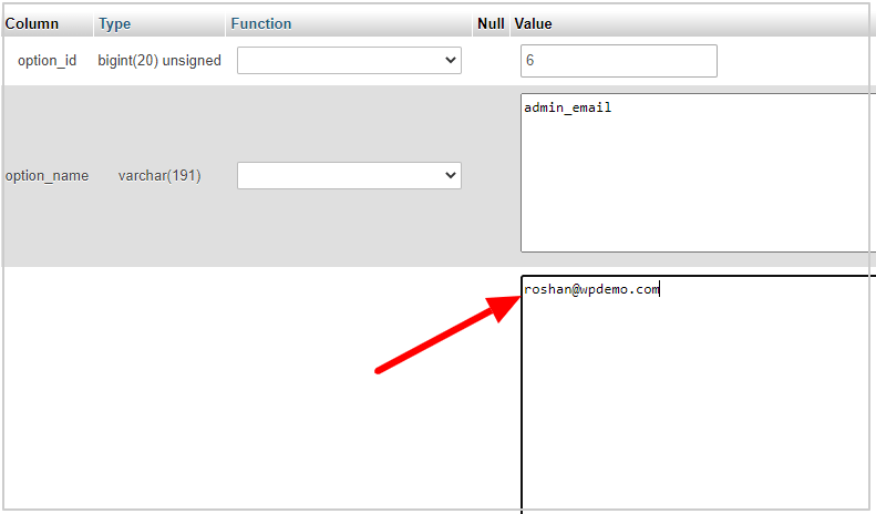 phpmyadmin-wp-options-change-admin-email-edit-enter-new-email