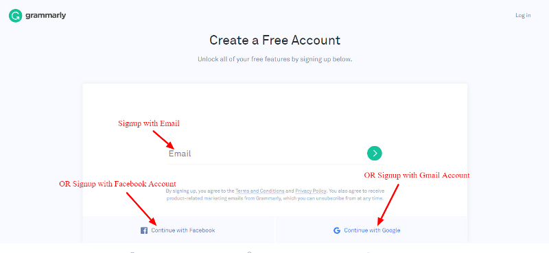 grammarly login