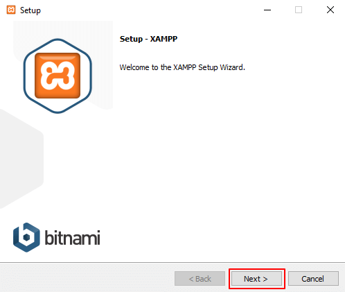 xamp-setup-welcome-click-next