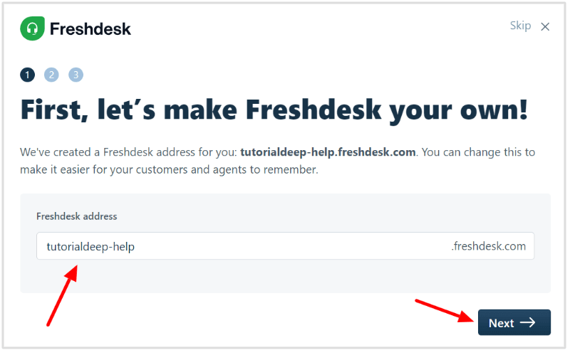 signup-freshdesk-address Freshdesk Review