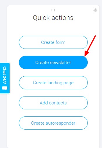 Create newsletter in GetResponse review