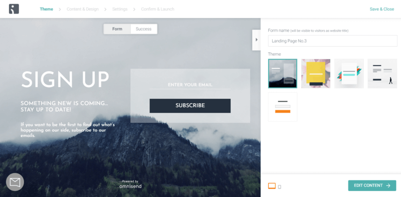 landing-pages Omnisend Review