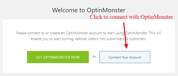 Connect with OptinMonster Review account