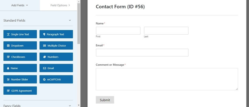 WPForms review with Simple Contact Form
