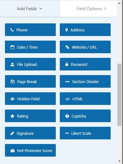 More Advanced Form Fields to Add to Your Forms