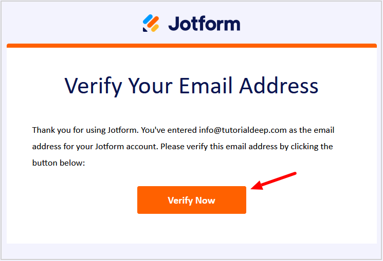 jotform email confirmation