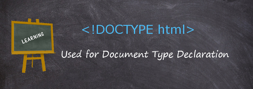 HTML Doctype Tag