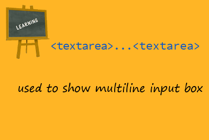 How To Use HTML Multiline Textarea Input Control Tag