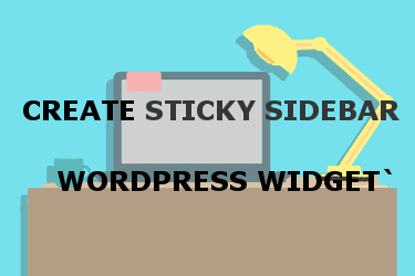 sticky sidebar wordpress widget