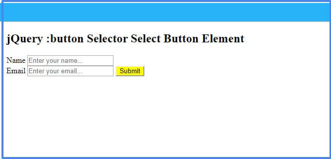 jQuery :button Selector
