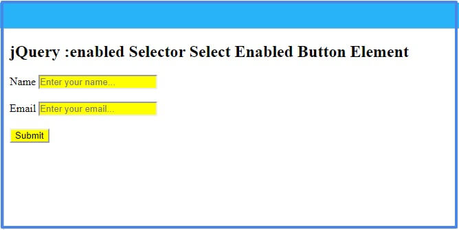 jquery-enabled-selector