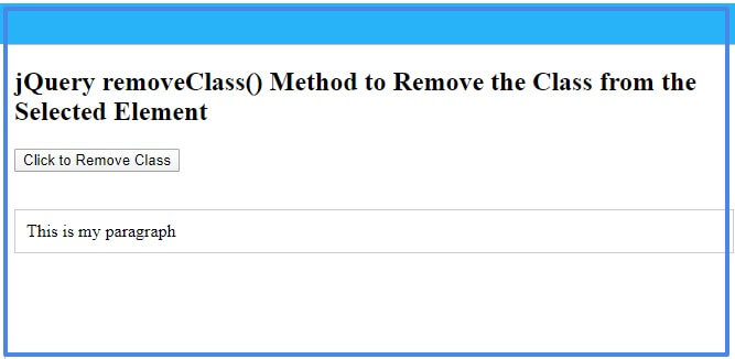 jquery-removeclass-method