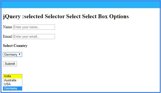 jquery-selected-selector