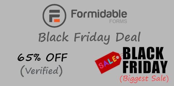 Formidable Forms Black Friday Deal: 65% Off + Giveaway