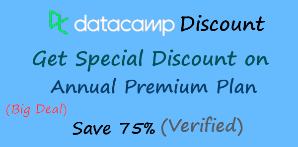 Datacamp Discount Code: Get 75% OFF Special Offer