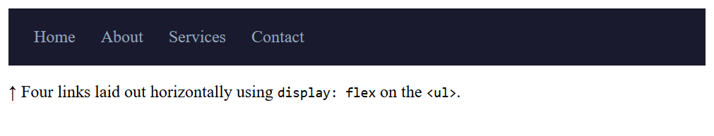 CSS Flexbox layout