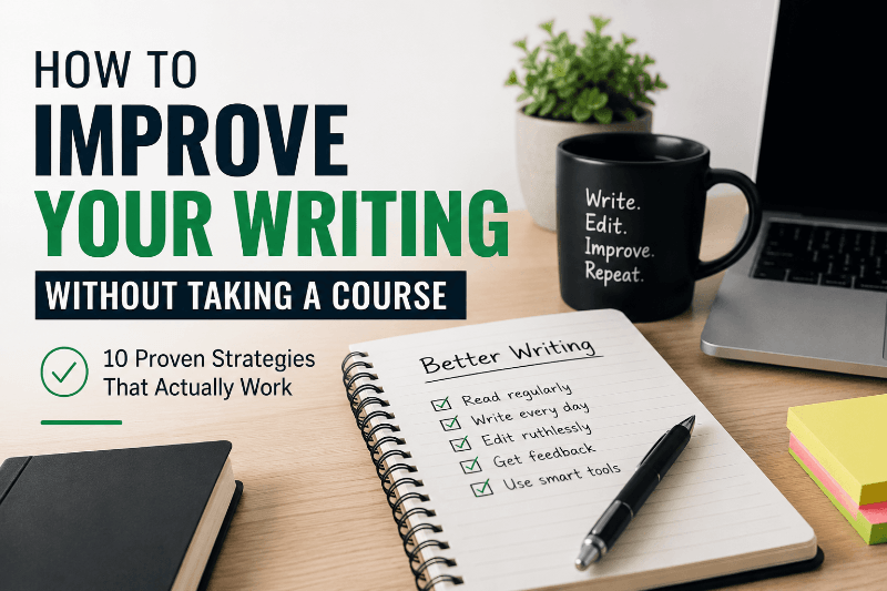 How to Improve Your Writing Without Taking a Course