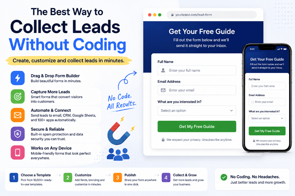 Best Way to Collect Leads Without Coding